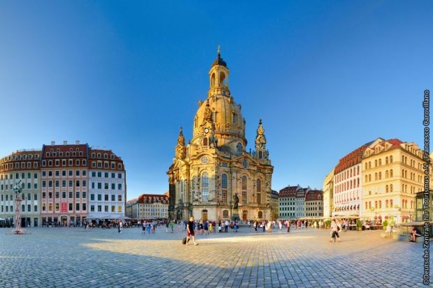Drážďany: Neumarkt a Frauenkirche